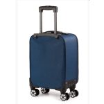 Kézipoggyász bőrönd 40 x 30 x 20 cm Wizz méret kivehető kerekekkel kék