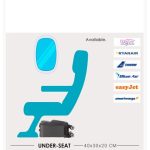 Kézipoggyász bőrönd 40 x 30 x 20 cm xs kivehető kerekekkel Wizzair szürke