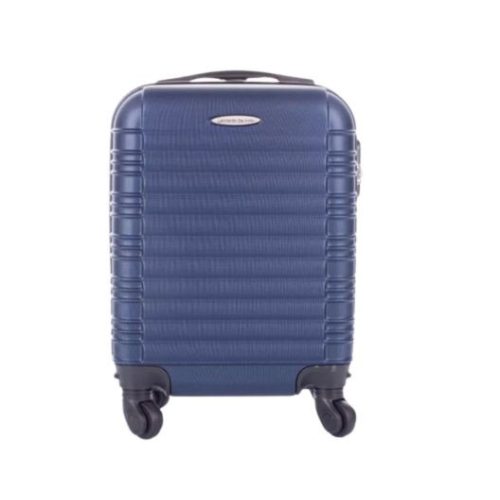 Kabin bőrönd 55x40x20 cm S-es méret kék színben