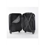 Bőrönd 40 x 30 x 20 cm Wizzair ingyenes méretű kézipoggyász xs fekete