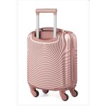 Kézipoggyász bőrönd 40 x 30 x 20 cm Wizzair ingyenesen felvihető rosegold szín