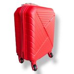 Pezsgő színű kisméretű bőrönd számzáras 4 kerekes 50 x 30 x 20 cm