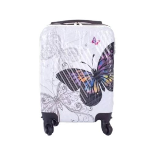 Pillangós Bőrönd ABS kemény 55 cm kabin méret