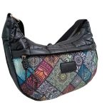 Kinga női táska különlegesen szép válltáska oldaltáska fekete