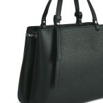 Nancy fekete női kézitáska valódi bőr elegáns