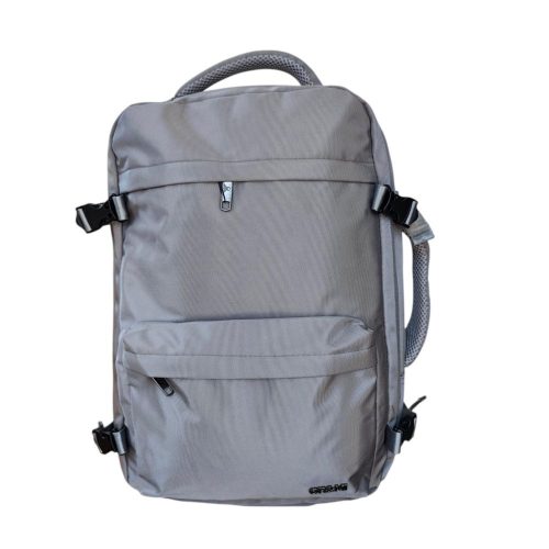 Easyjet kézipoggyász hátizsák 45 x 36 x 20 cm cipőtartós, bővíthető szürke