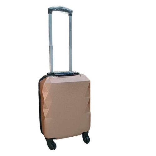 Wizz ingyenes kabinbőrönd 40 x 30 x 20 cm LDV kivehető kerekekkel rosegold