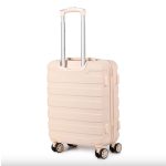 Bőrönd 55 x 40 x 23 cm piros kemény falú Wizzair méret
