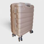 Bőrönd 55 x 40 x 23 cm piros kemény falú Wizzair méret