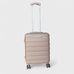 Bőrönd 55 x 40 x 23 cm piros kemény falú Wizzair méret