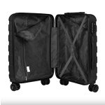 Bőrönd 55 x 40 x 20 cm Wizzair Ryanair kézipoggyász kivehető kerekekkel ABS