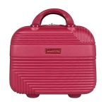 Neszeszer kozmetikai táska bőröndre akasztható bordó