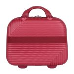 Neszeszer kozmetikai táska bőröndre akasztható bordó