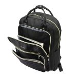Női fedélzeti hátizsák 40 x 30 x 20 cm laptoptartós sok zsebes bézs