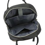 Női fedélzeti hátizsák 40 x 30 x 20 cm laptoptartós sok zsebes bézs