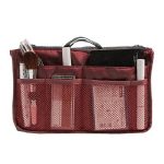 Táskarendező bordó színben