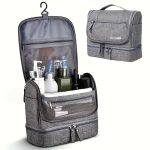 Kozmetikai táska felakasztható vízálló Travel Bag szürke