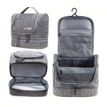 Kozmetikai táska felakasztható vízálló Travel Bag szürke