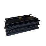 Maxmoda valódi bőr aktatáska fekete 2 részes 45 cm
