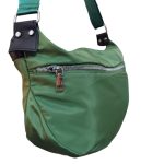 Zöld női táska kényelmes válltáska oldaltáska