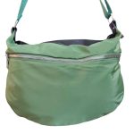 Zöld női táska kényelmes válltáska oldaltáska