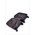 Bőrönd 40 x 30 x 20 cm Wizzair türkiz Rhino ABS kivehető kerekes