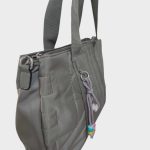 Dafna női laptop táska khaki zöld nagyméretű válltáska vízálló