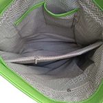 Maxima női táska zöld sokzsebes eco bőr nagyméretű