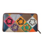 Zenta parafa női pénztárca patchwork mintával