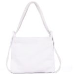 Hernan fehér női válltáska és hátizsák nagyméretű eco bőr