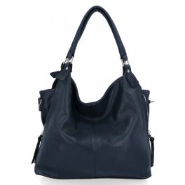 Johanna női válltáska sötétkék nagyméretű