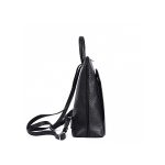 Karola női bőr hátizsák fekete elegáns