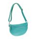 Valódi bőr női táska türkiz színű crossbody