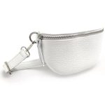  Nandin valódi bőr női táska deréktáska crossbody fehér