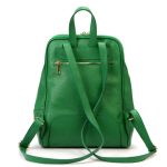 Letta valódi bőr női hátizsák zöld színben prémium