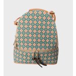 Mona női hátizsák parafa anyagból különleges patchwork mintával