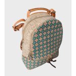 Mona női hátizsák parafa anyagból különleges patchwork mintával