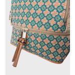 Mona női hátizsák parafa anyagból különleges patchwork mintával