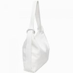 Adrina valódi bőr női hátizsák és válltáska fehér többfunkciós nagyméretű