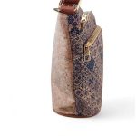 Cork női táska természetes parafa anyag színes patchwork