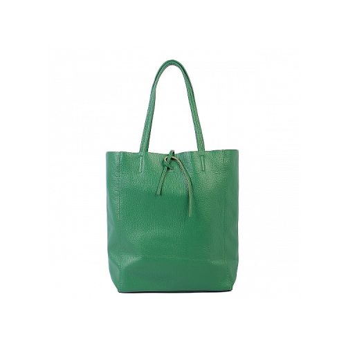 Hermina valódi bőr női táska gyönyörű zöld nagyméretű shopper
