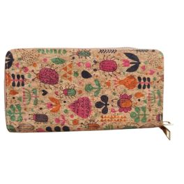 Parafa női pénztárca dupla cipzáras színes különleges
