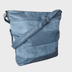Kék női válltáska kényelmes crossbody