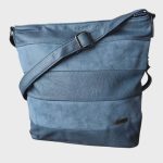 Kék női válltáska kényelmes crossbody
