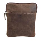 Valódi bőr férfi táska barna színben Hunter prémium kisméretű