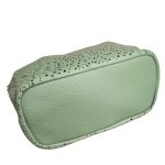 Női táska pasztell zöld tavaszi nyári 2 részes