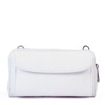 Annabell Valódi bőr mobiltelefon táska és pénztáca egyben fehér