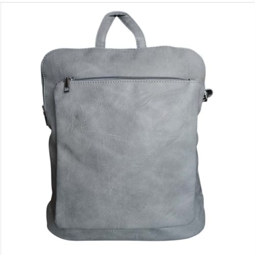 Női hátizsák szürke színben átalakítható többfunkciós nagyméretű