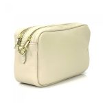 Rita valódi bőr női kézitáska nagyméretű shopper leopárd párduc fekete