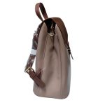 Herisson Firenze női hátizsák elegáns ecobőr divattáska barna camel